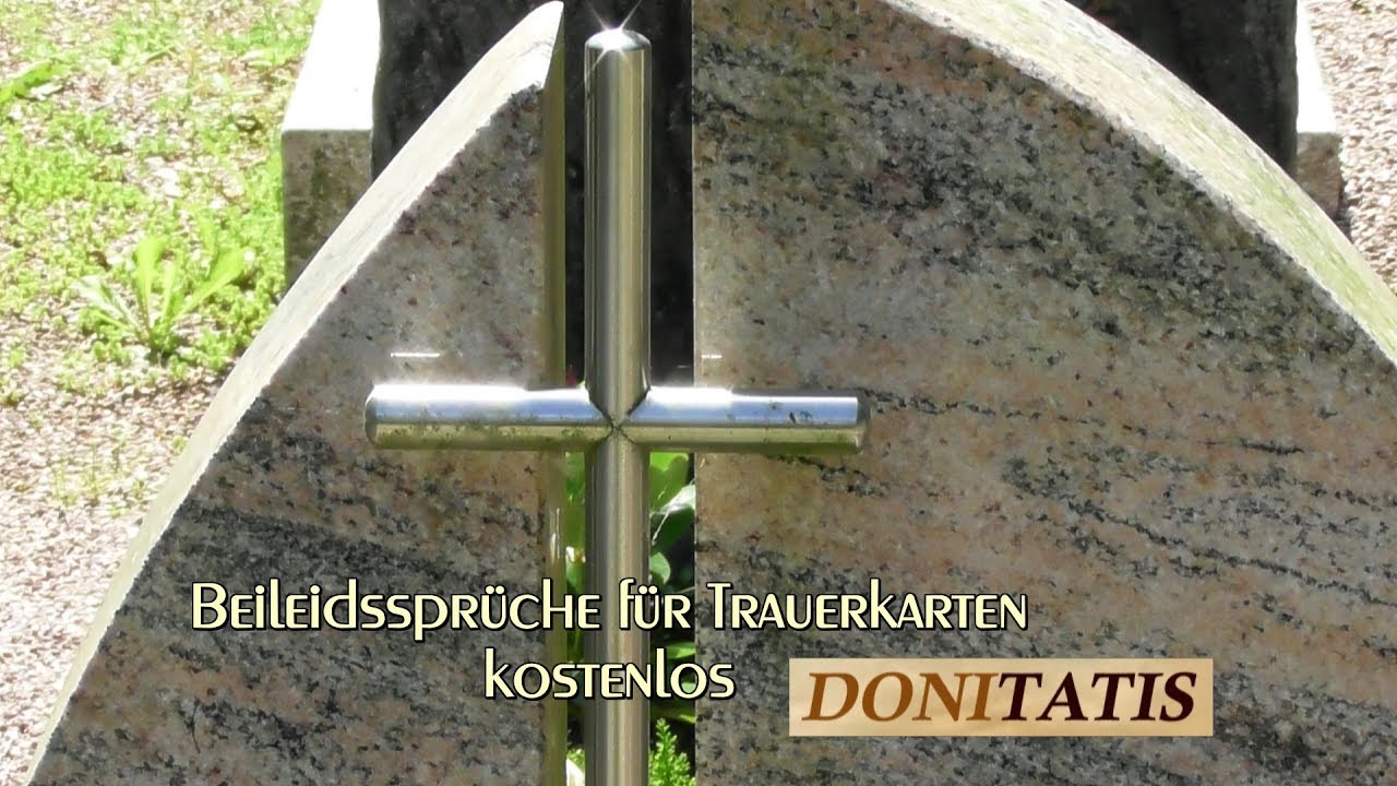 Beileidsspr&uuml;che f&uuml;r Trauerkarten kostenlos