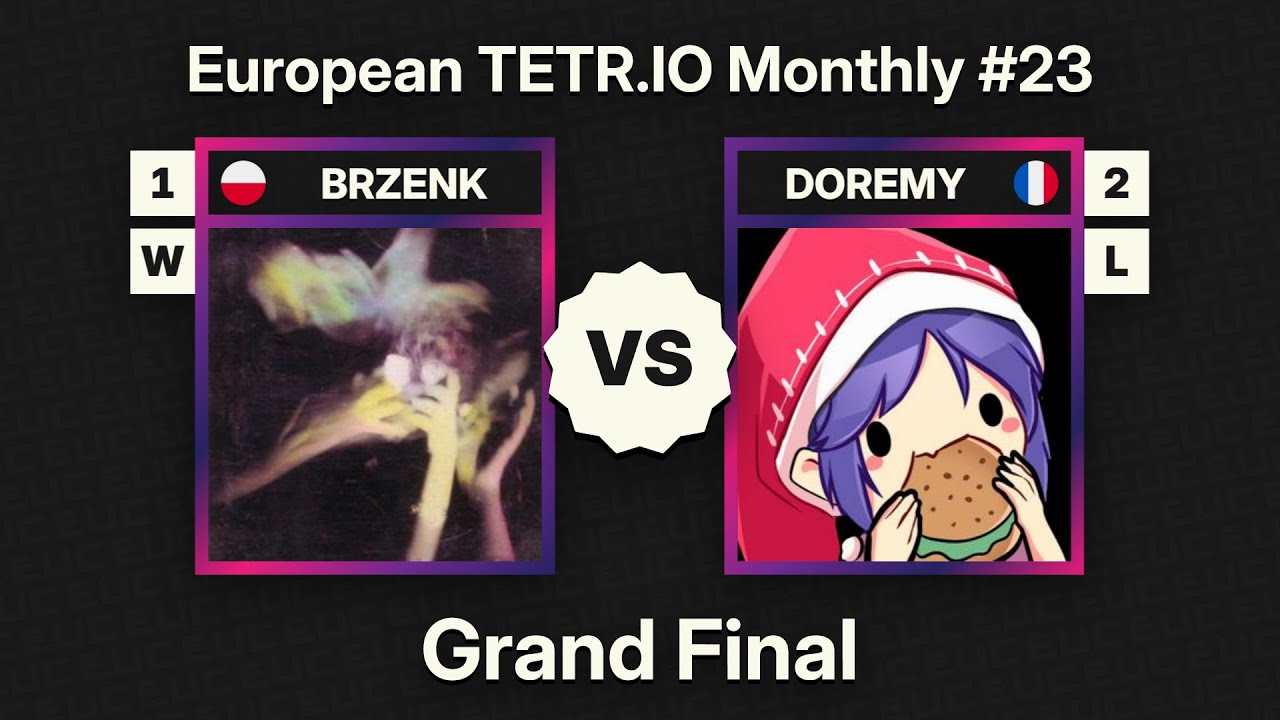BRZENK vs DOREMY – Grand Final – European TETR.IO Monthly #23 – November 2025