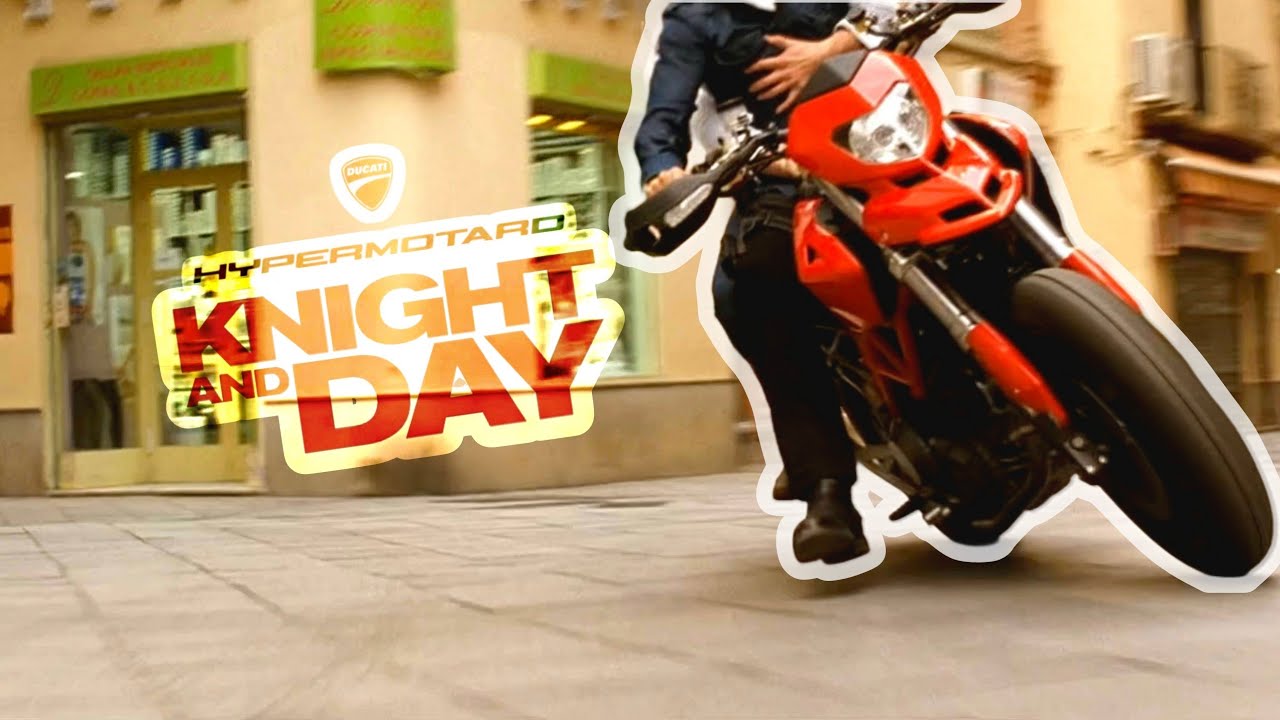 Hypermotard & Aprilia in Disguise: Knight and Day Motorcycle Chase Recut (TC-Free)