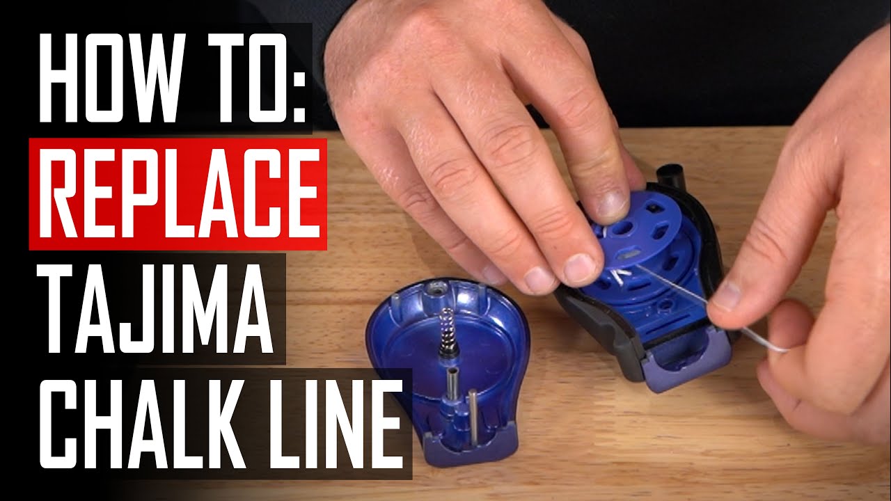Replacing Line for a Tajima Chalk Line