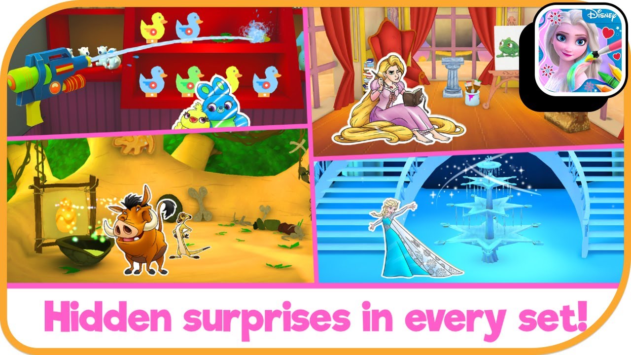 Disney Coloring World - Drawing Games for Kids #7 | StoryToys | Educational | Game for Kids | HayDay