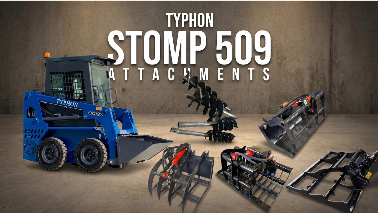 ⚡ Boost Your Work: TYPHON STOMP 509 in Action with Attachments!