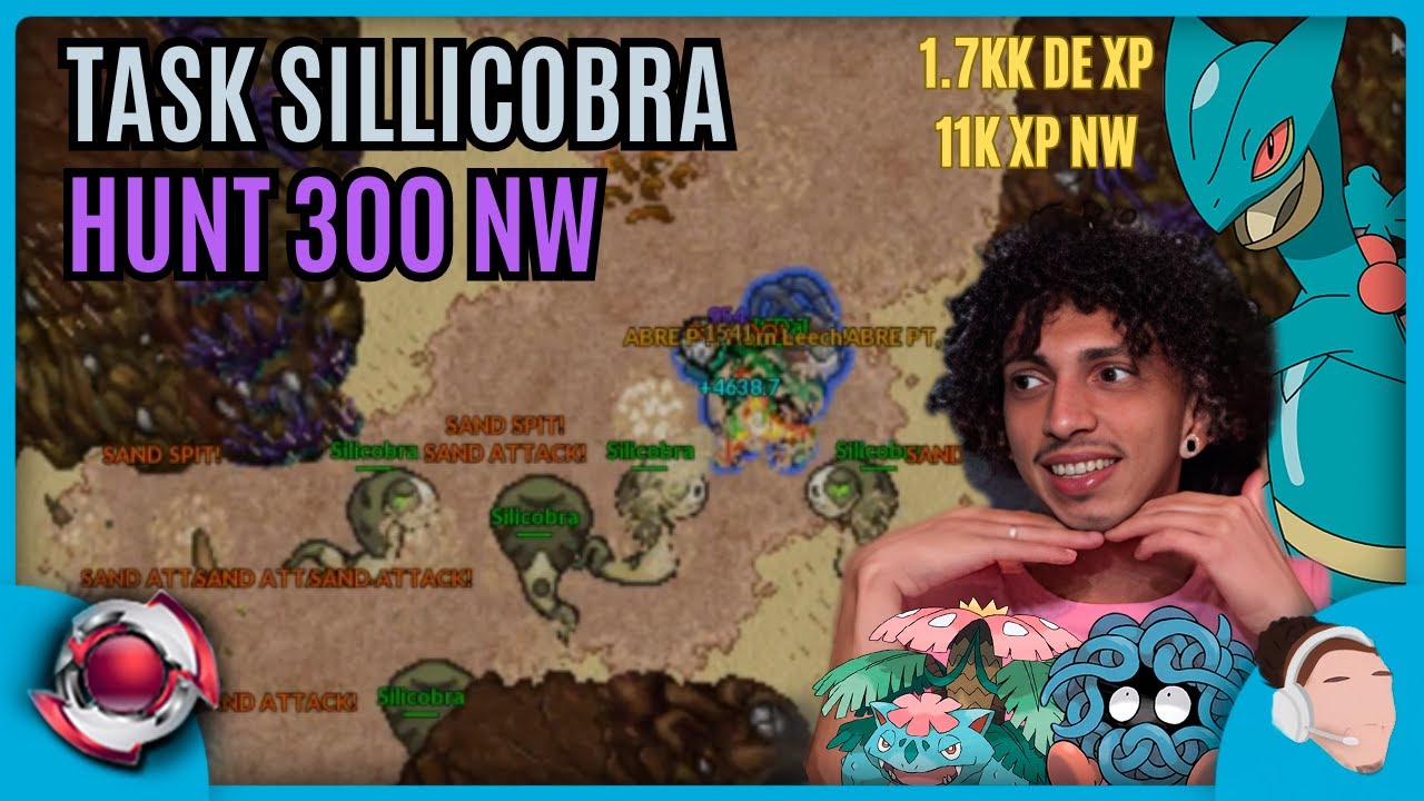 SILLICOBRA - NOVO POKEMON E NOVA HUNT 300
