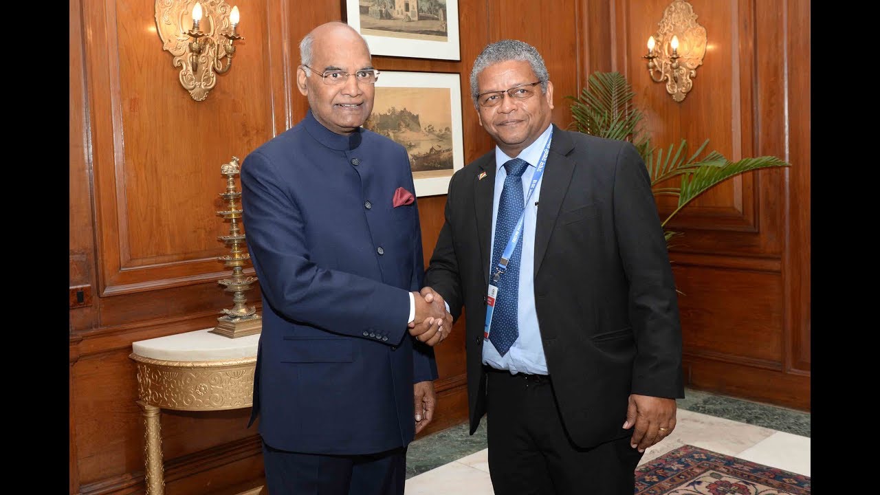 Mr Wavel Ramkalawan, Leader of Opposition of Seychelles, calls on President Kovind