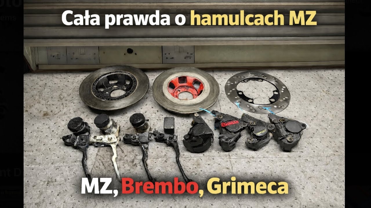 Hamulce tarczowe MZ ETZ 1980-1994 #tajnymagazynddr 