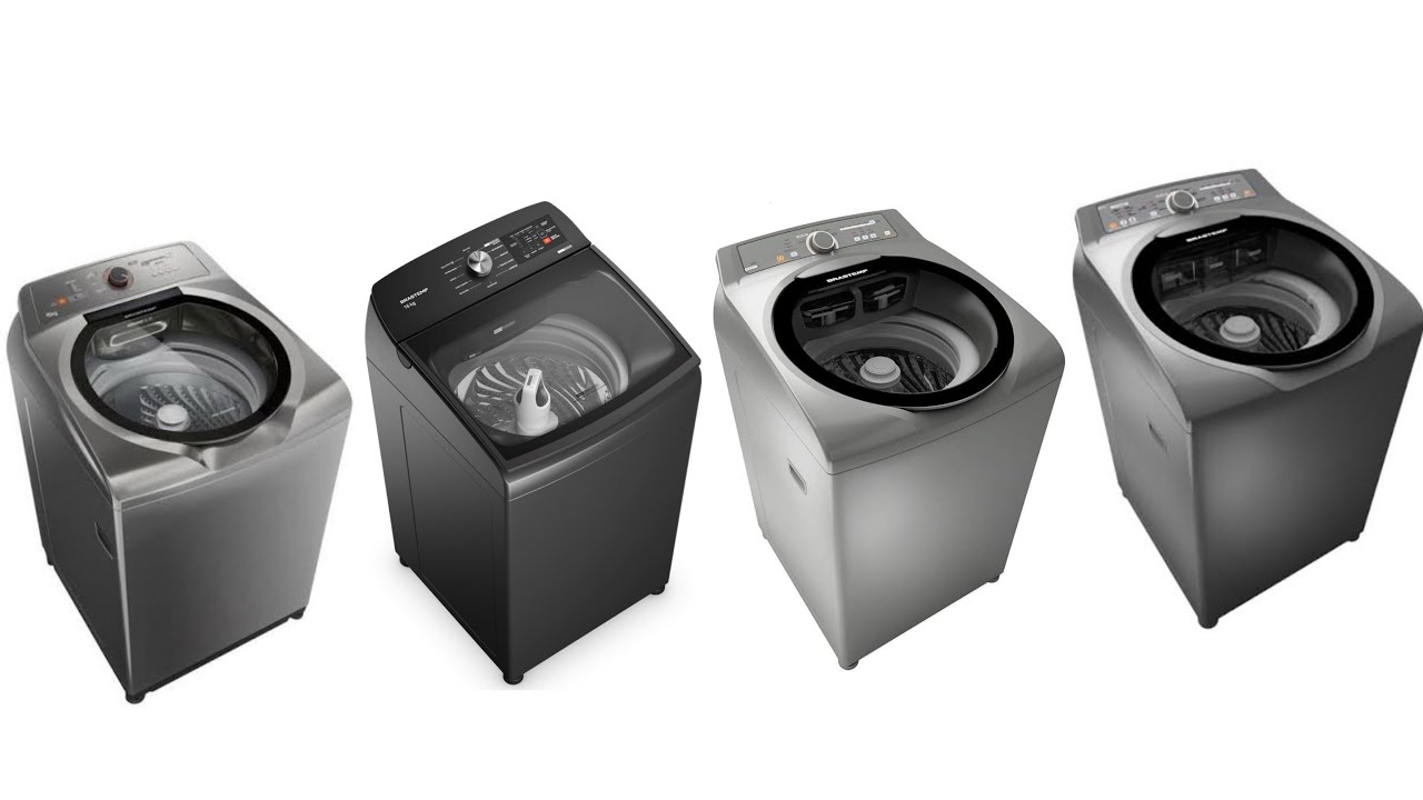 Quarteto elegante lavadoras Brastemp BWN15AK BWY16A9 BWG11AR BWP11A9