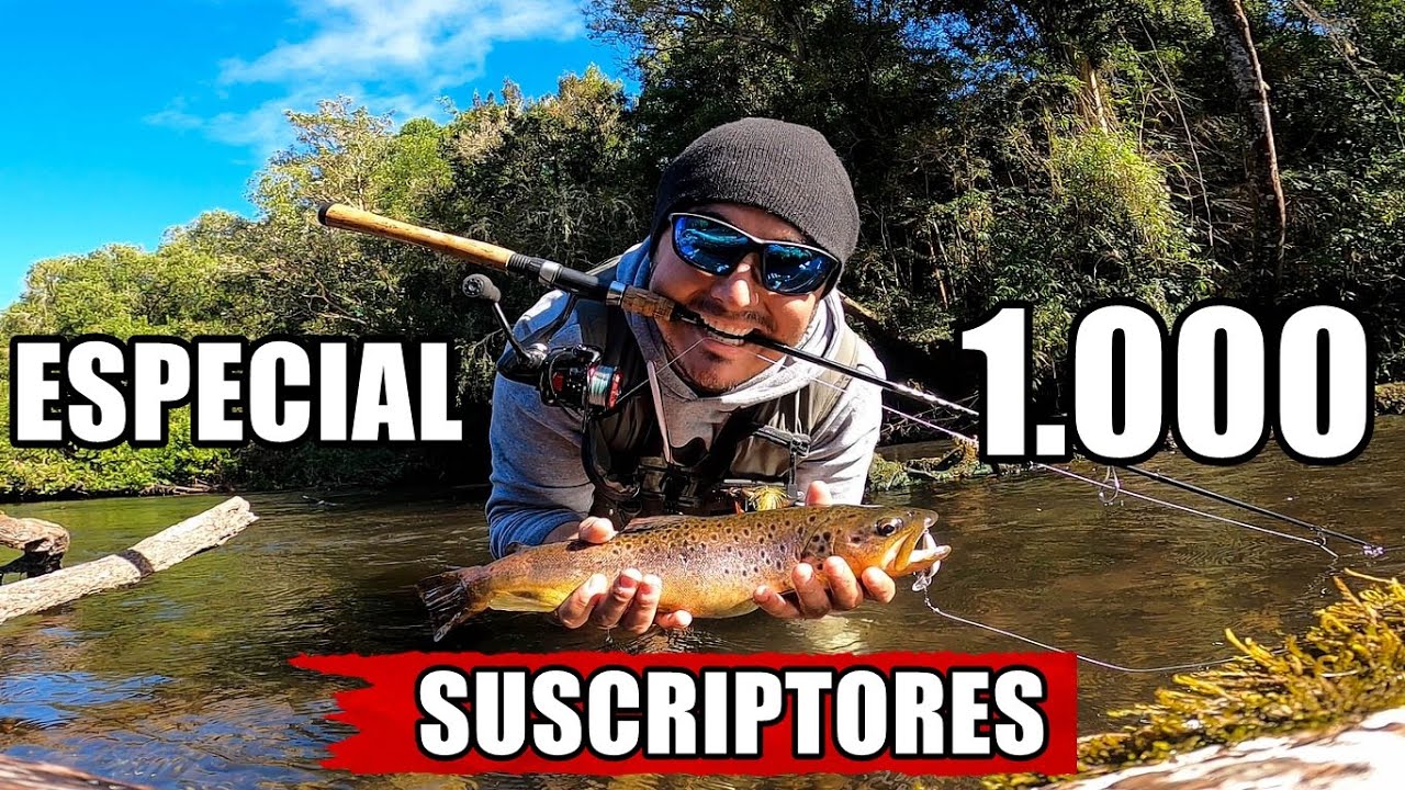 Pesca de truchas en el Sur de Chile - Río Maullín