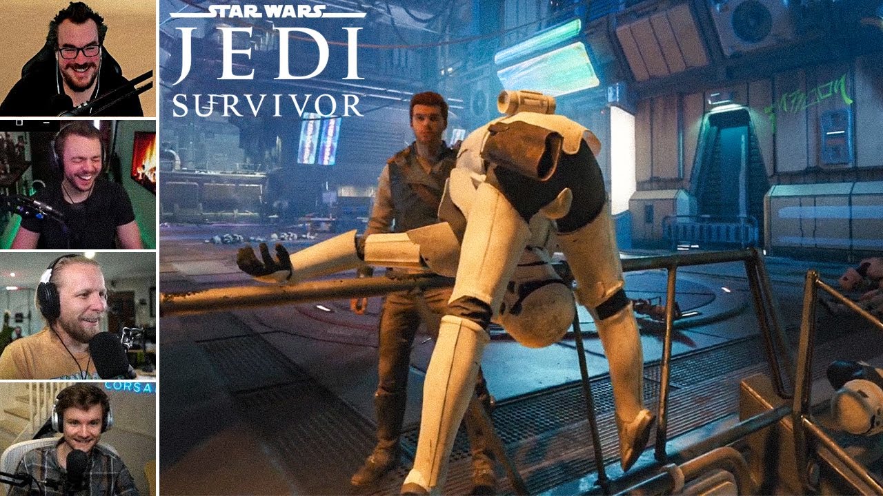 Streamers React to Star Wars Jedi Survivor Funny Moments/Glitches Part 2 (Funny Moments)