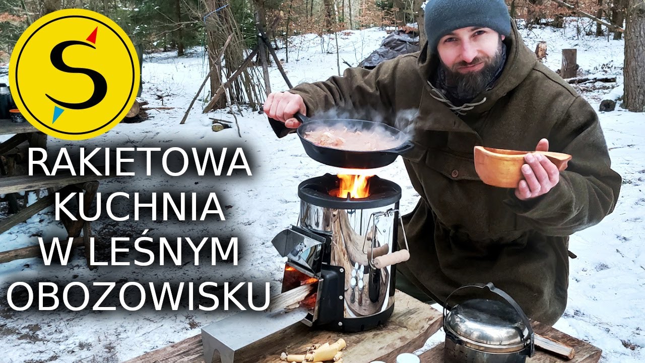 Kuchenka rakietowa Petromax i bushcraftowy obóz