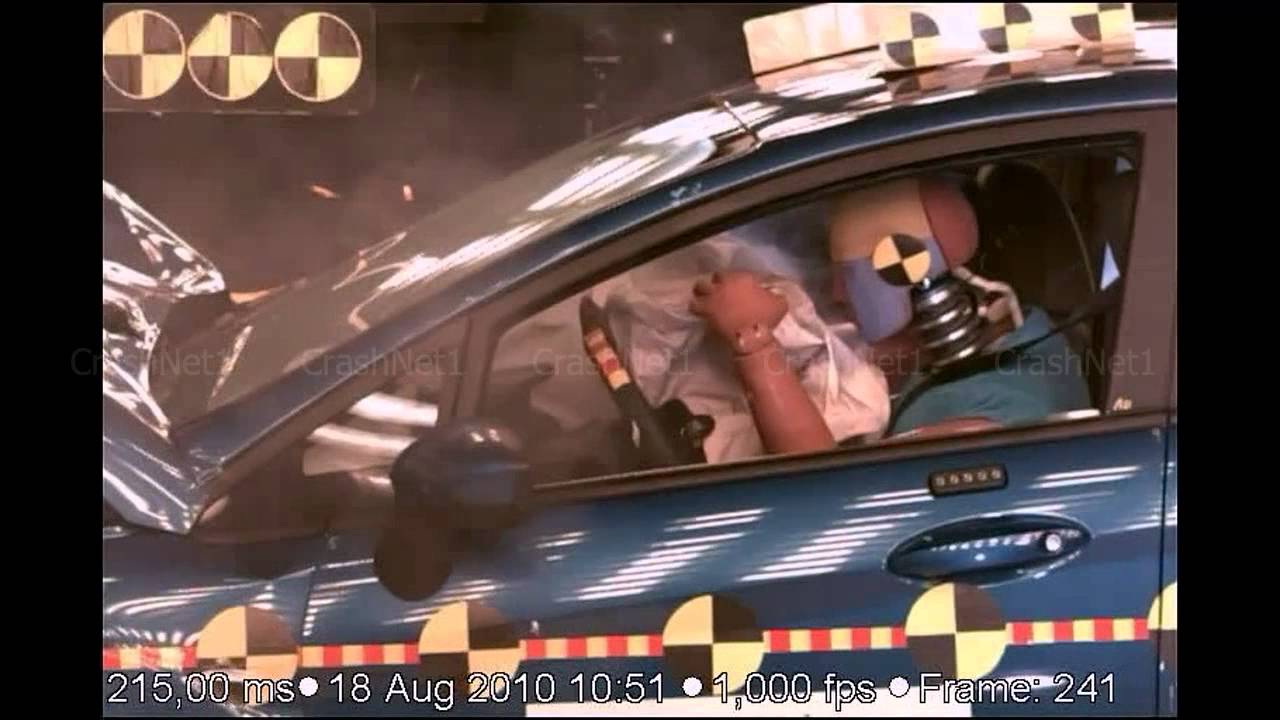 Ford Fiesta | 2011 | Frontal Crash Test by NHTSA | CrashNet1