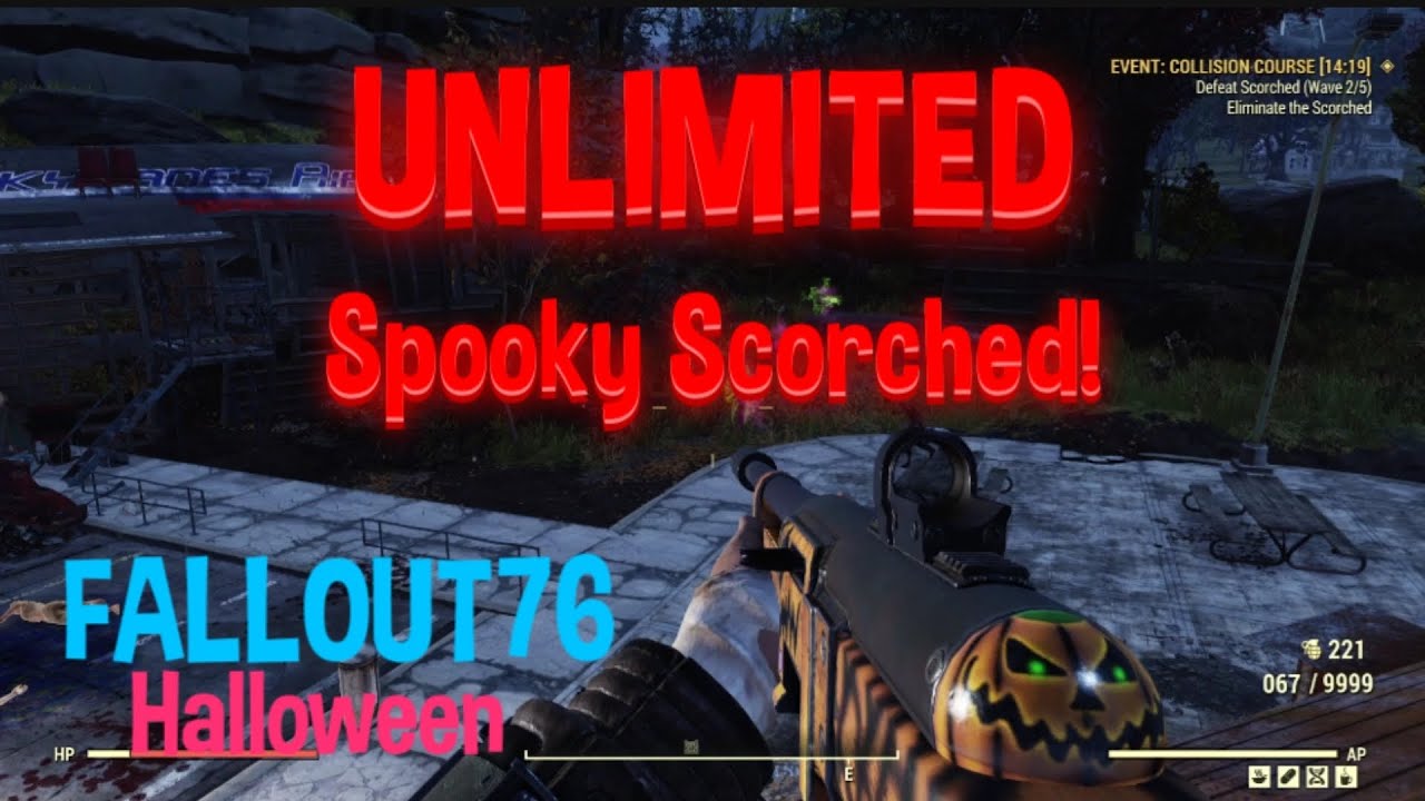 Fallout76 THE Best UNLIMITED Spooky Scorched location and method