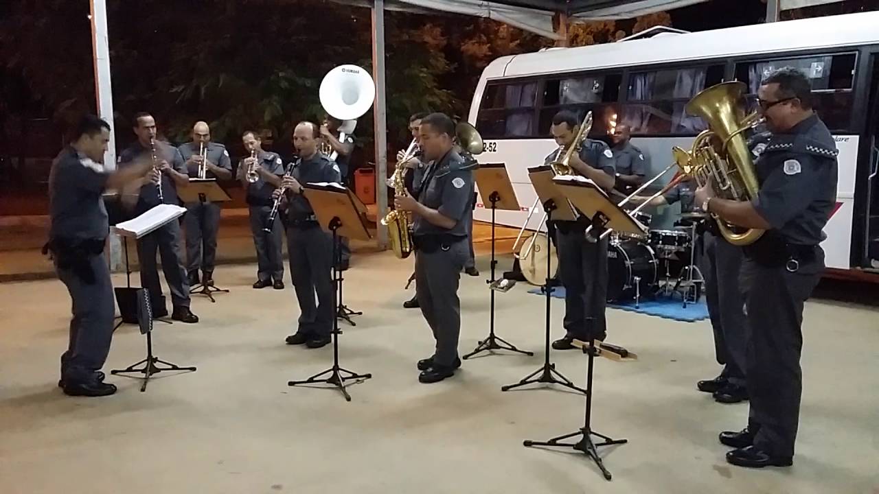 Banda da Pol&iacute;cia Militar de Sp (Bosque Maia GRU) 2