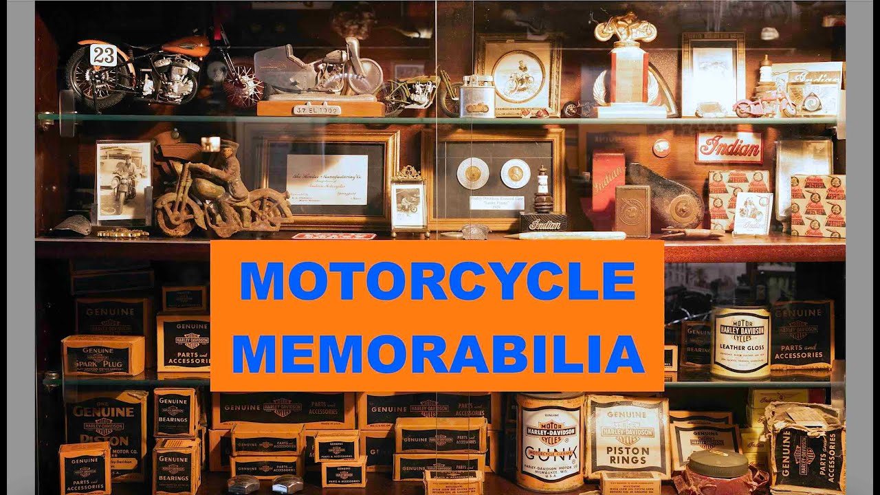 Motorcycle memorabilia : vintage Harley & Indian stuff