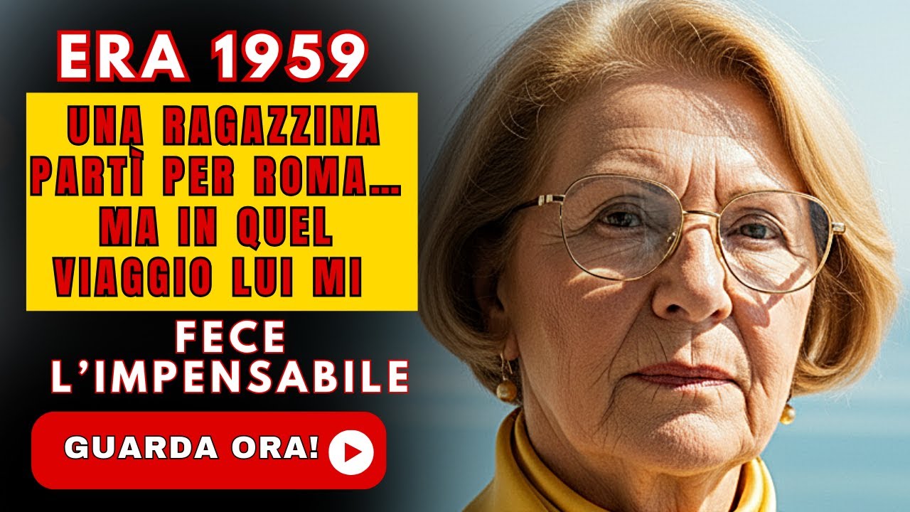 ERA 1959 — Una ragazzina partì per Roma… ma durante quel viaggio tutto cambiò per sempre