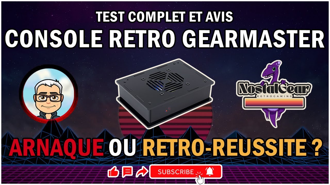 TEST COMPLET ET AVIS CONSOLE RETRO GEARMASTER - ARNAQUE OU RETRO-REUSSITE ? @NostalGear™ Retrogaming