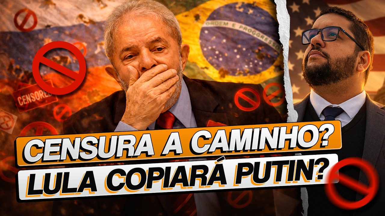 Censura! Putin fecha o cerco digital e Lula pode importar o modelo