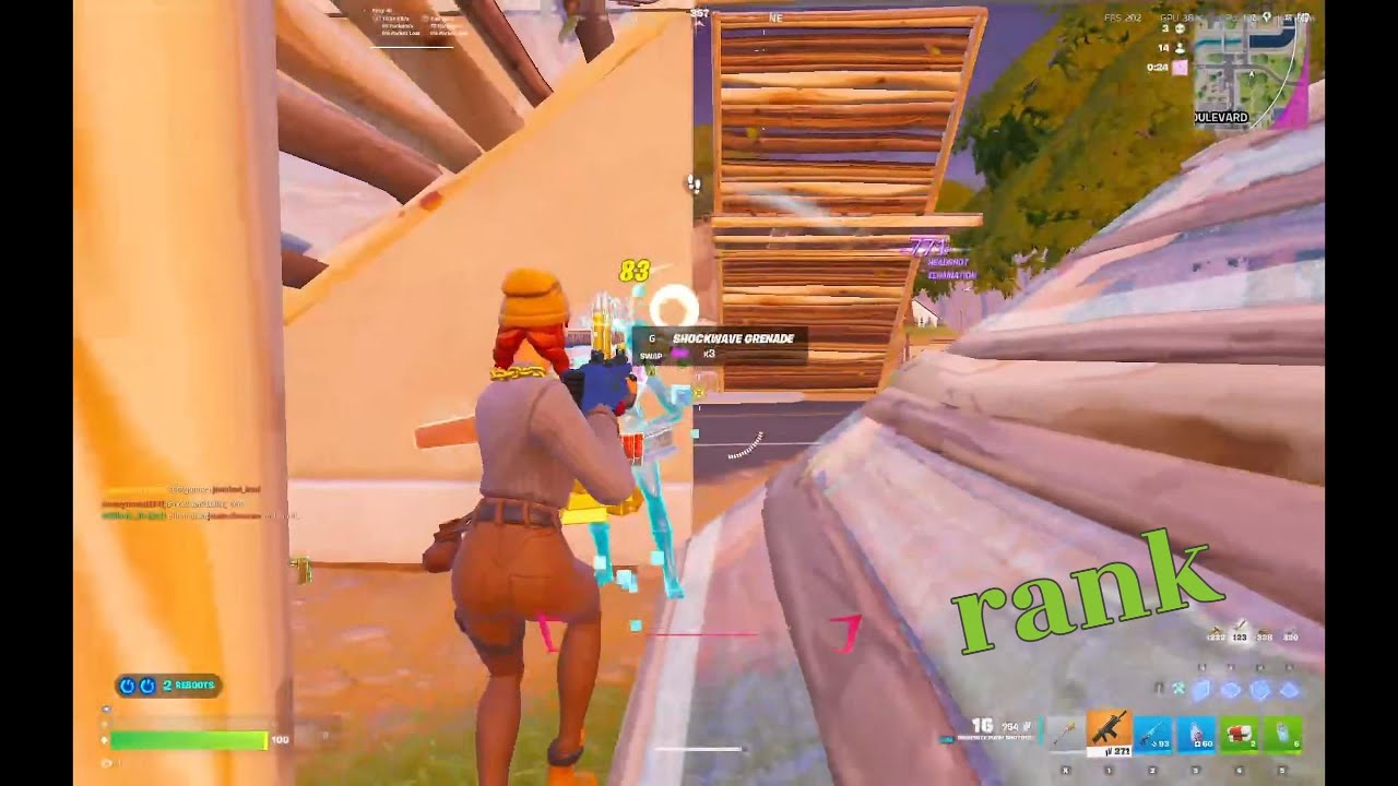 ranking up reload on 280FPS Fortnite