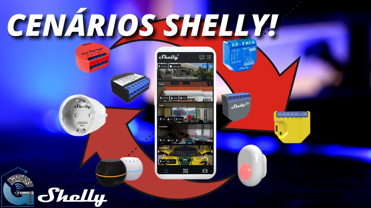 Como criar cenários na nova aplicação Shelly!