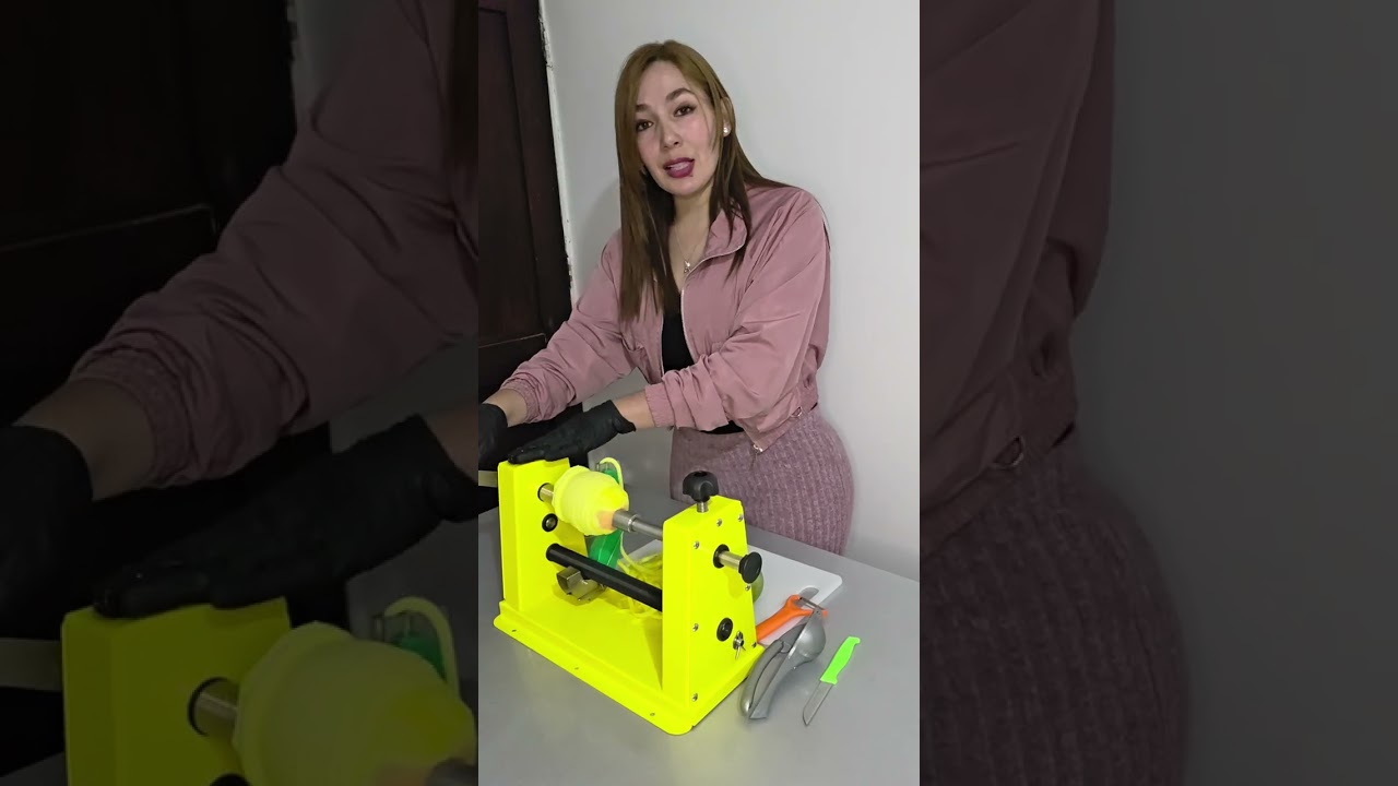 Máquina procesadora de mango biche en tiras 