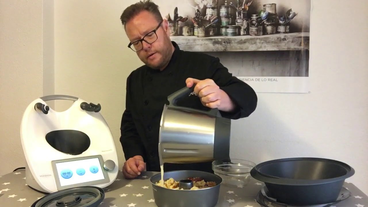 Puding de bizcocho (aprovechamiento) con Thermomix y José Ángel