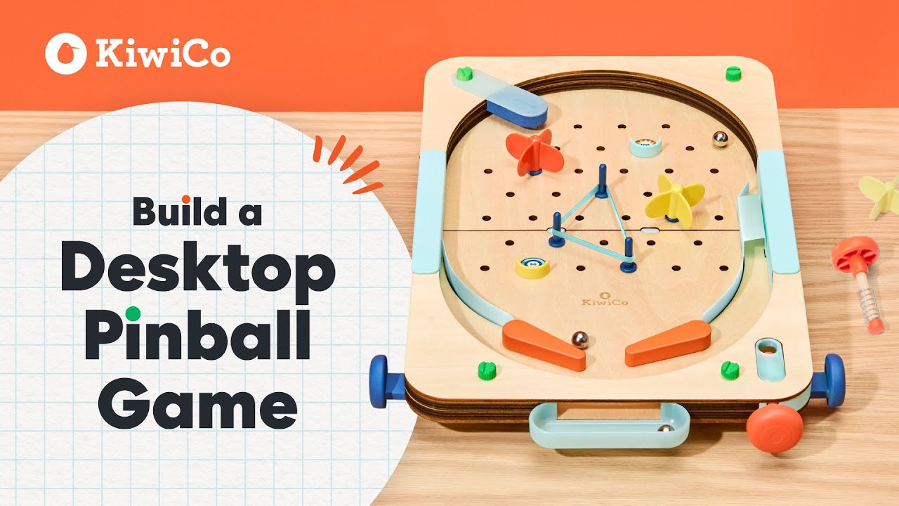 How to Build a Mechanical Pinball Machine | KiwiCo
