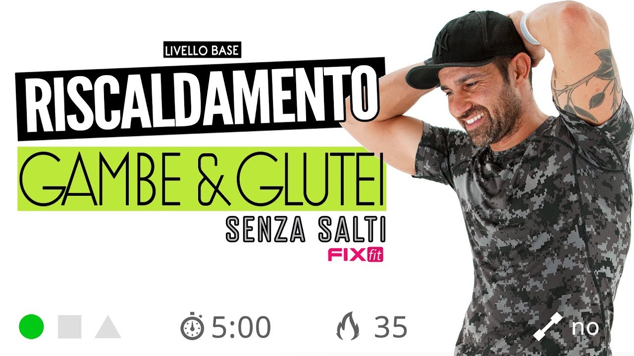 Esercizi Di Riscaldamento Per Gambe e Glutei Senza Salti (5 Minuti)