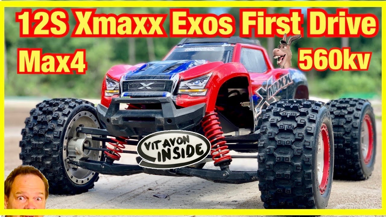 12s Xmaxx Exo’s First Drive EPIC! 😀