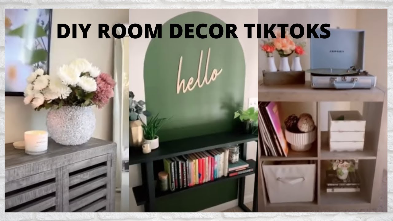 DIY ROOM DECOR TIKTOKS | HOME DECOR AND TRANSFORMATIONS 2021