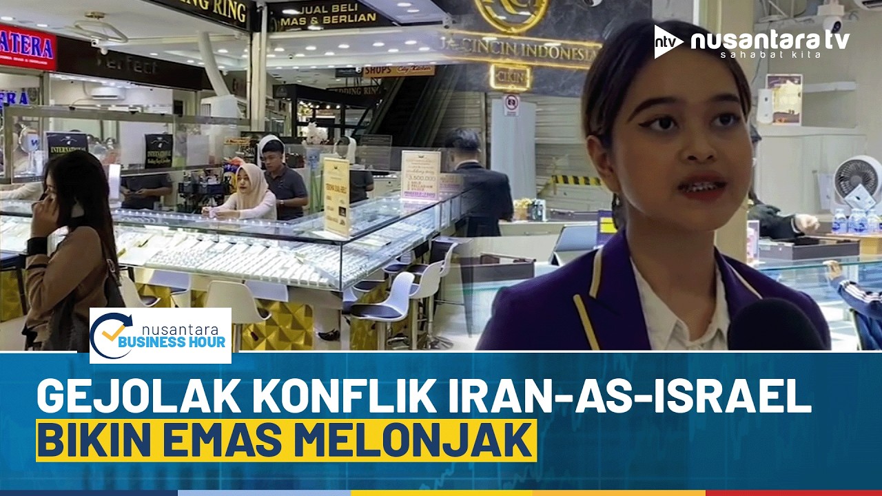 Harga Emas Naik Tajam Imbas Konflik Timur Tengah, Capai Sekitar Rp2 Juta/Gram | NBH
