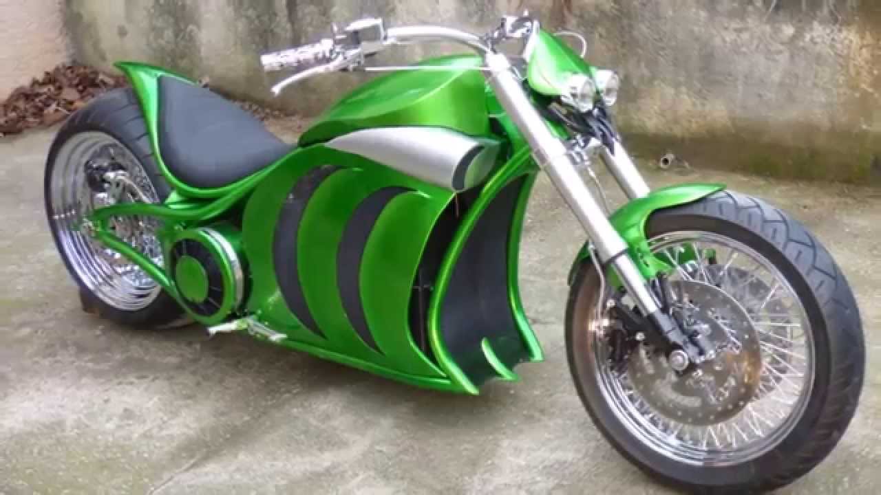Electric motorcycle Custom dragster homemade