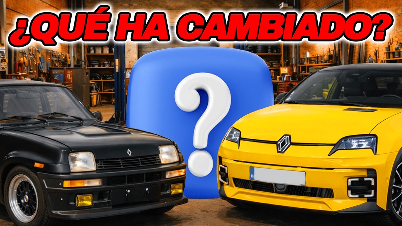 Renault 5 ANTIGUO vs el NUEVO Renault 5 eléctrico | ¿Qué ha cambiado?
