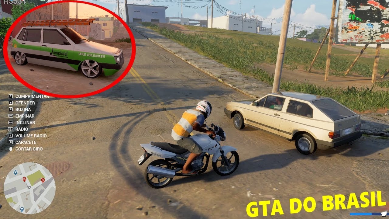 JOGANDO O GTA BRASILEIRO MELHOR QUE Brasil Tuning, 171, jogo do mapa do brasil e carros brasileiros