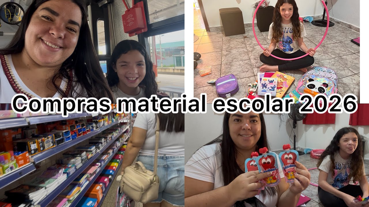 Compras material 2026 arrume-se comigo niver surpresa 🎉