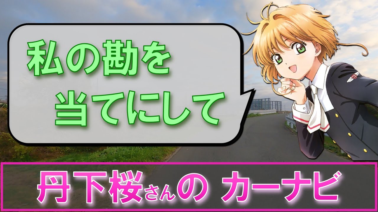 丹下桜さんの後輩風カーナビで癒されたい