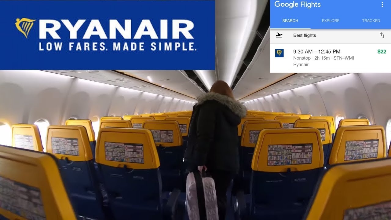Flying on Ryanair. A $22 flight? TRIP REPORT. London to Warsaw