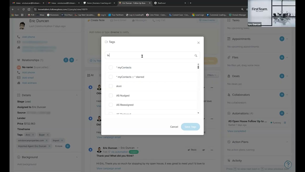 Follow Up Boss + RealScout: Build Your Automated Home Value Engine