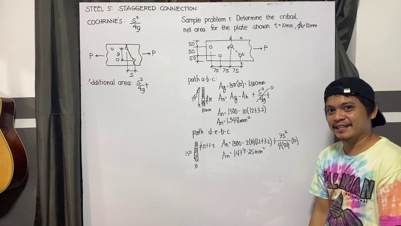 STEEL 5  - STAGGERED CONNECTION