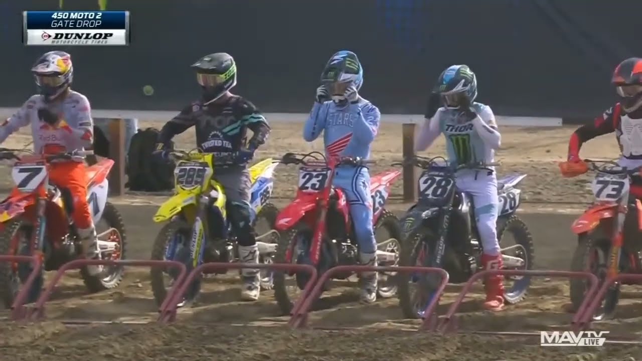 2022 AMA Pro Motocross Fox Raceway 2 450 Moto 2 HD