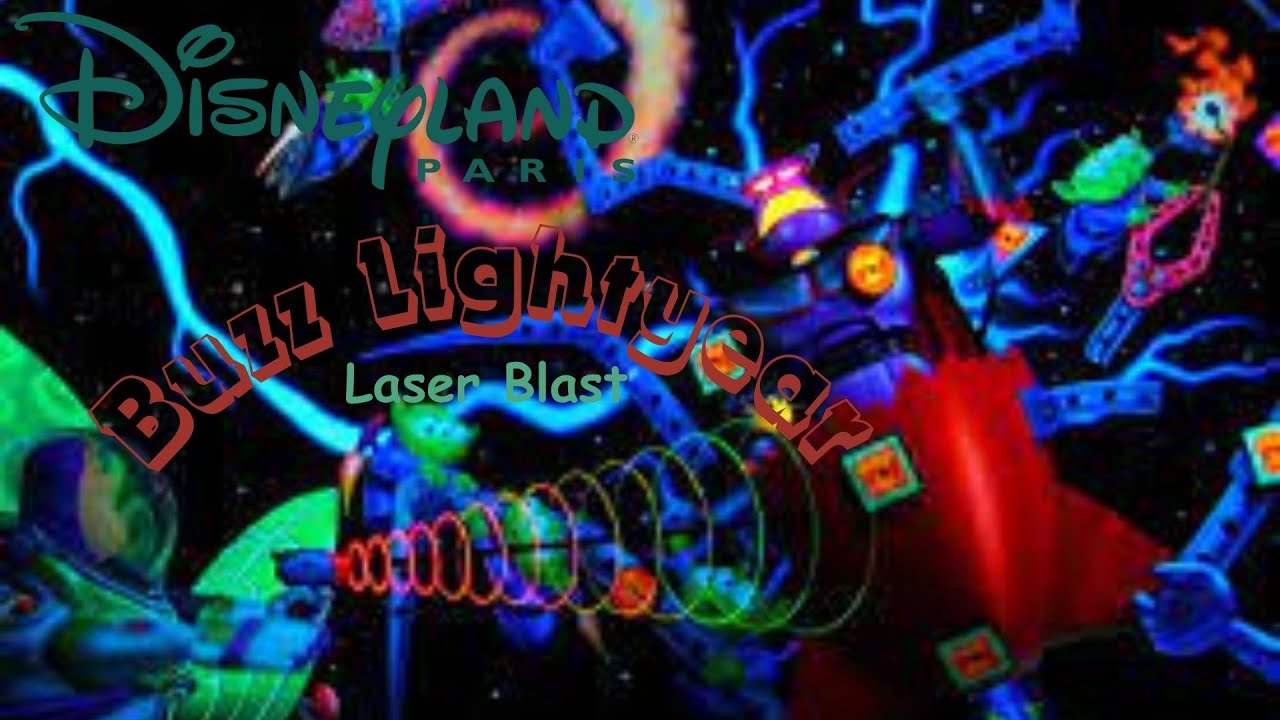 ATRACCION BUZZ LIGHTYEAR LASER BLAST DISNEYLAND PARIS