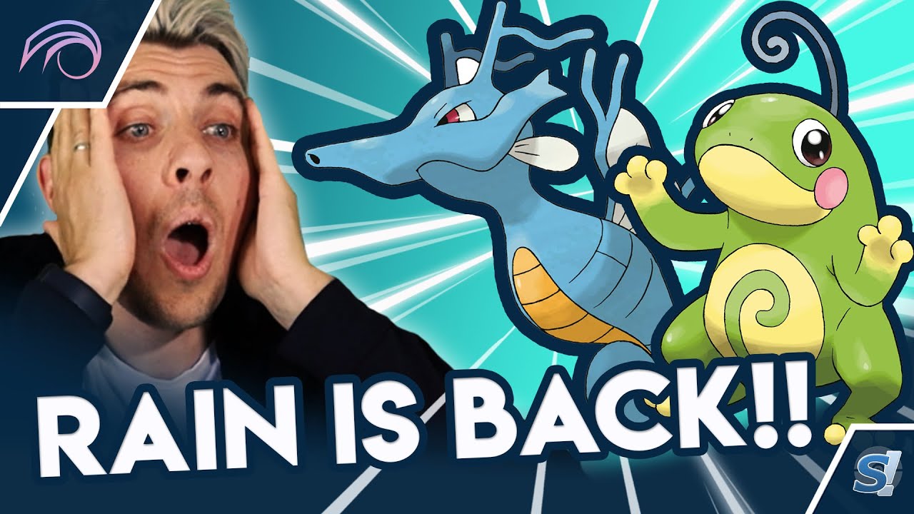 KINGDRA POLITOED RAIN TEAM SHOWDOWN LIVE VGC 2020 Pokemon Sword and Shield DLC Isle of Armor
