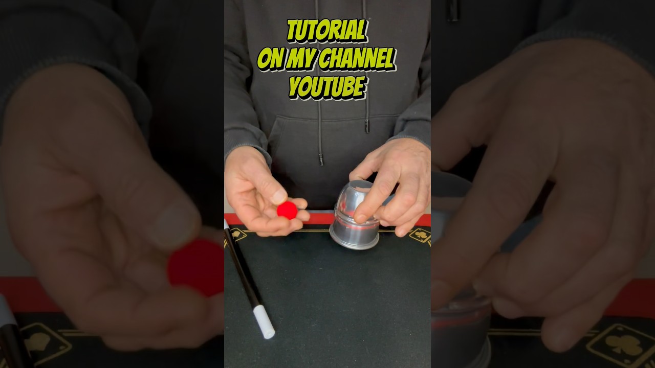 CHOP CUP TRICK 🎩🪄 #tricks #magic #viral #trending #trend #ytshorts #youtubeshorts #viralvideo