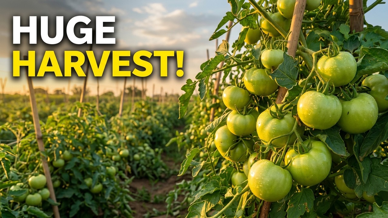 70 Day tomatoes Farm Harvest to Selling at Market