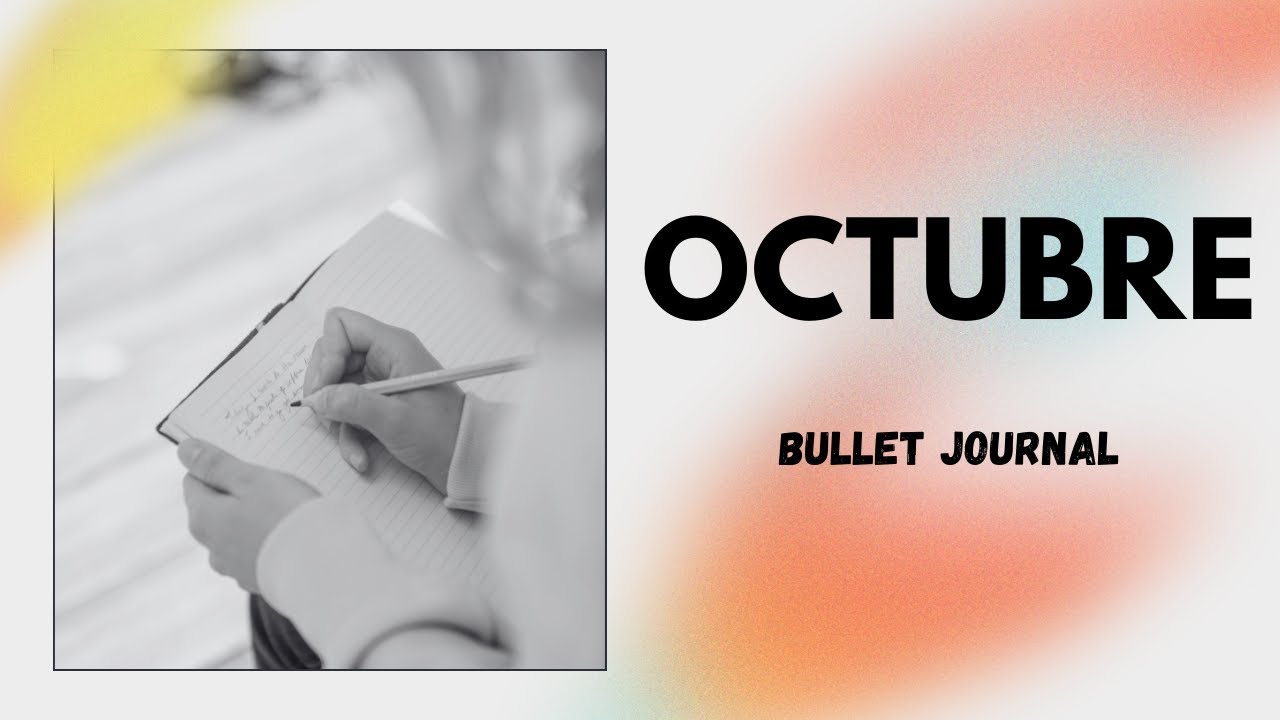 Así preparo mi bullet journal para octubre 2025