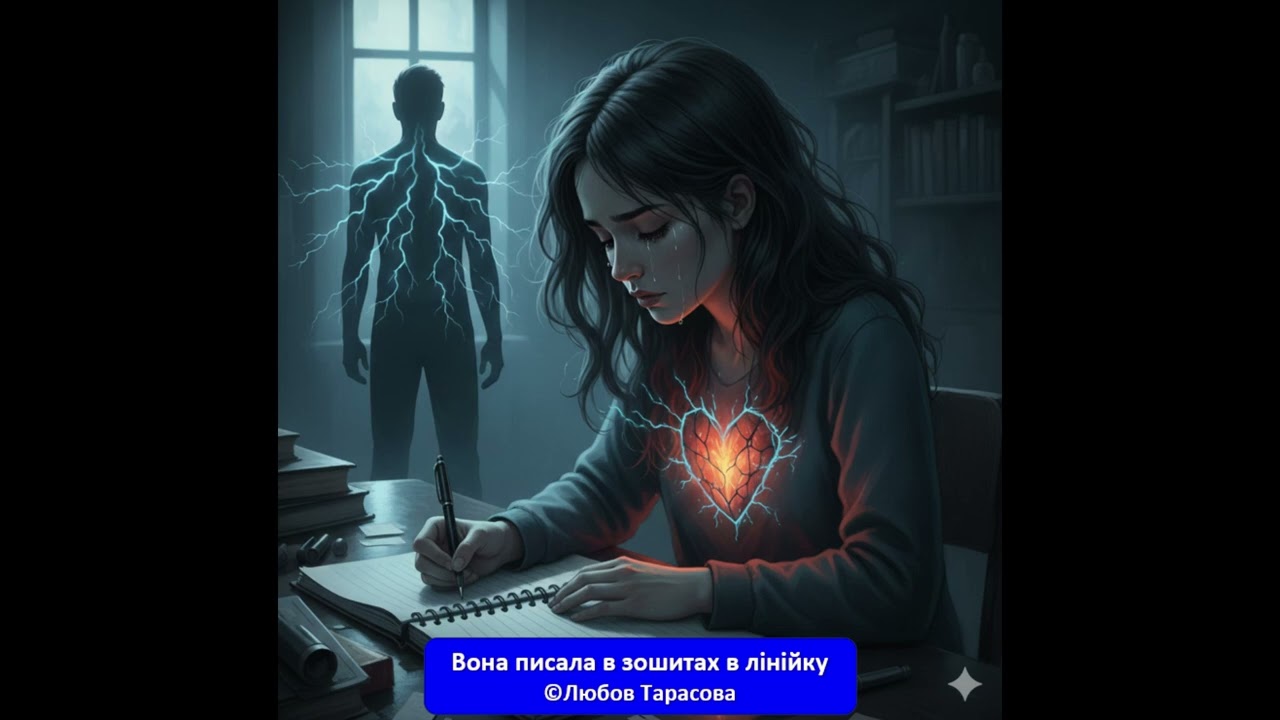 Вона писала в зошитах в лінійку