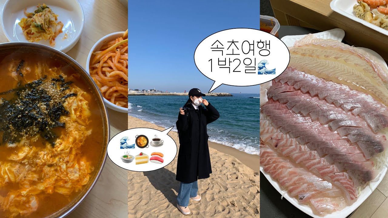 속초 여행 브이로그 | 신유네 회포장 (가성비 대박) | 금이야 옥이야 장칼국수 | 보사노바 카페 | 만석닭강정