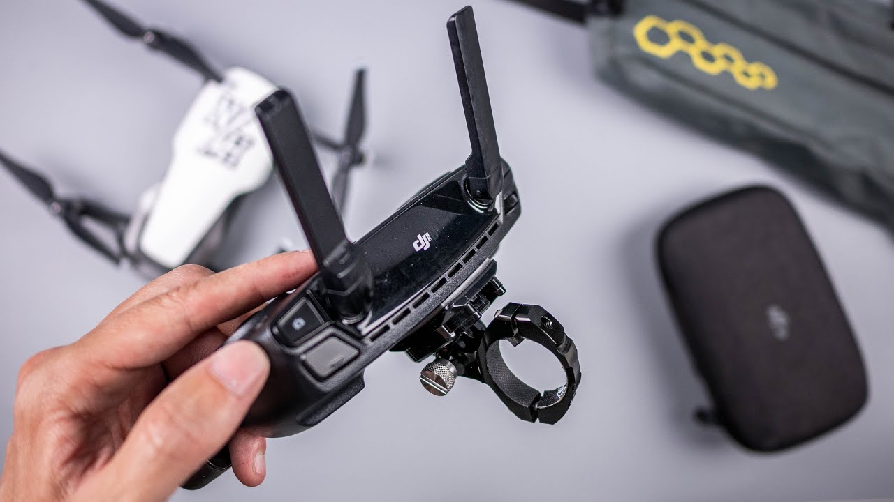 DJI Mavic Drone Controller handlebar mount