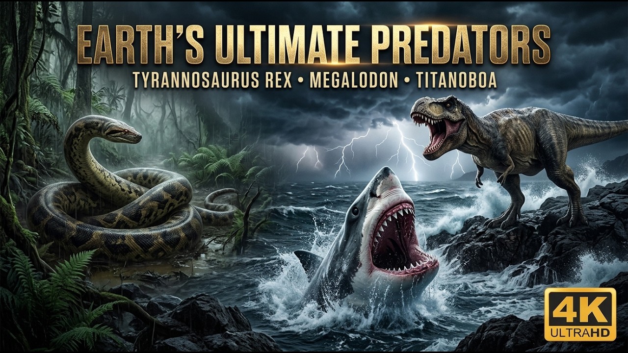 7 APEX Predators that Ruled the Prehistoric World