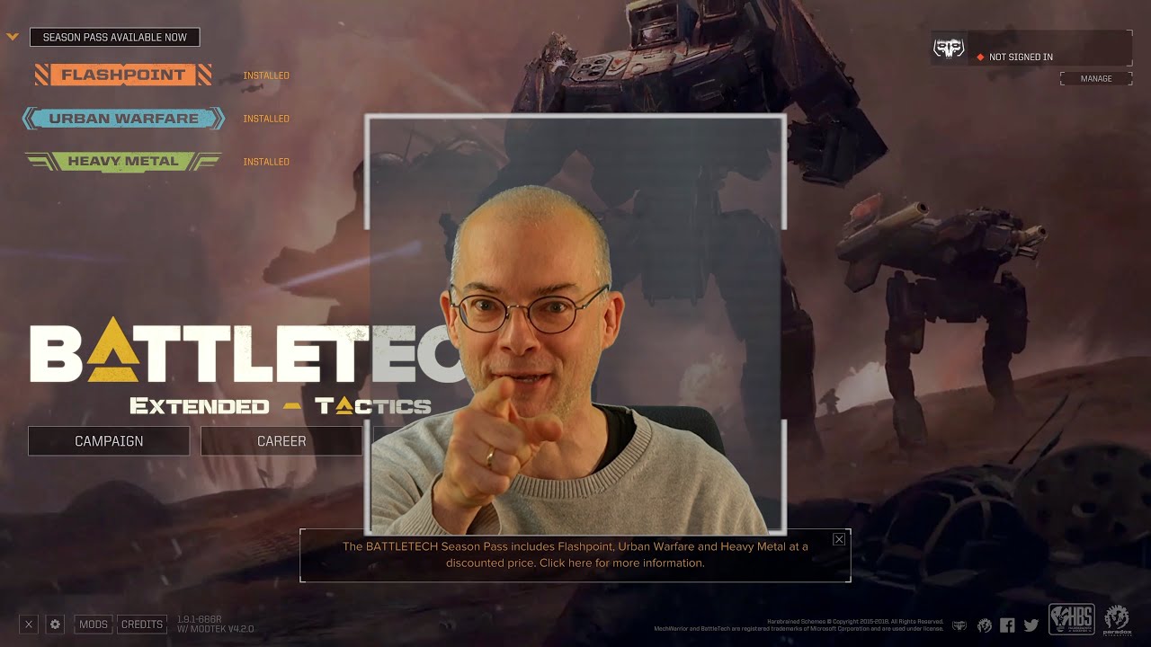 Battletech Extended Tactics mit Joerg Langer (Folge 0 + Crowdfunding)
