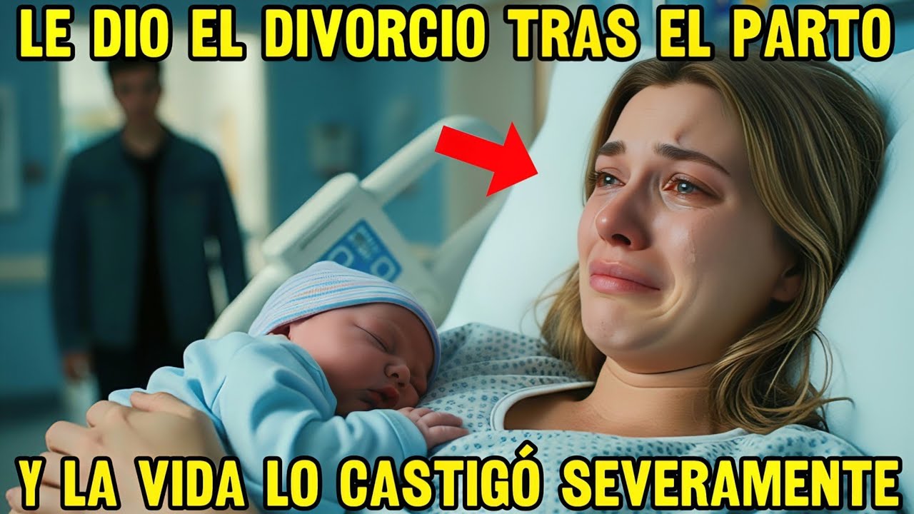 Le dio el divorcio justo después del parto… pero el destino lo destruyó por completo.