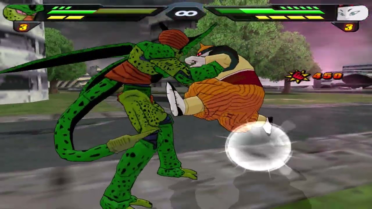 DBZ BT2 Cell 1st Form Gyaku Ryona (Ultimate Battle Z Android 103 Round 1)